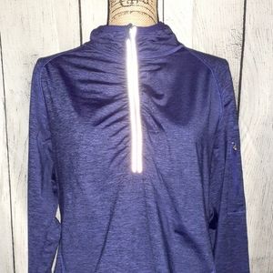 KIRKLAND Signature Men's Active 1/4 Zip Long Sleeve Pullover Blue Size XL